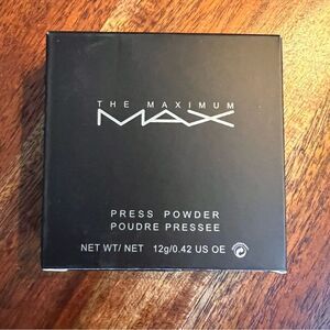 THE MAXIMUM MAX - Natural Beige Press Powder Compact with mirror! NEW